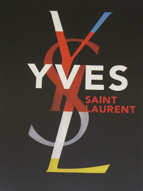 vintage ysl logo.